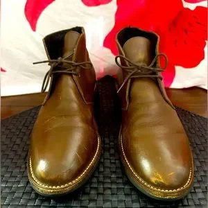 Thursday Boot Company everyday Mens Brown Leather Lace up Ankle Dress Boots 8 Men main image 4